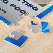 Personalisierte Swimmingpool-Überraschung Puzzle (Seite)