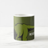 Personalisierte T-Rex Kaffee-Tasse Kaffeetasse (Mittel)
