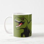 Personalisierte T-Rex Kaffee-Tasse Kaffeetasse (Links)