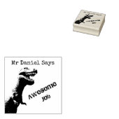 Personalisierte T-Rex-Lehrer Phantastisch Gummistempel (Stempel)