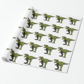 Personalisierte T-Rex-Punkte Geschenkpapier (Ungerollt)