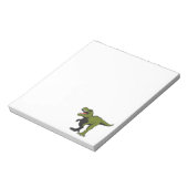 Personalisierte T-Rex-Punkte Notizblock (Rotiert)