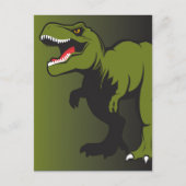 Personalisierte T-Rex-Punkte Postkarte (Vorderseite)