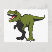 Personalisierte T-Rex-Punkte Postkarte (Vorderseite)