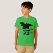 Personalisierte T-Rex T-Shirt (Vorne ganz)