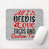 Personalisierte Tacos für Liebe und benutzerdefini Mousepad (Mit Mouse)