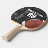 Personalisierte Tafel-amerikanischer Fußball Tischtennis Schläger (Vorderseite)