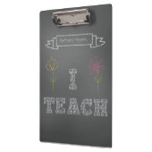 Personalisierte Tafel unterrichte ich Klemmbrett (Links)