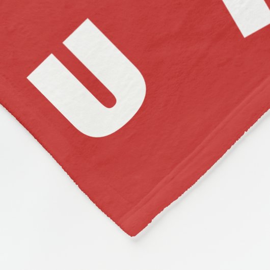 Personalisierte Tagesbetreuung Alphabet Fleecedecke (Ecke)