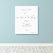 Personalisierte Tagesgeschenke für benutzerdefinie Leinwanddruck (Insitu (Holzboden))