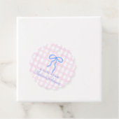 Personalisierte Tags für Preppy Bow Geschenkanhänger (Beispiel)