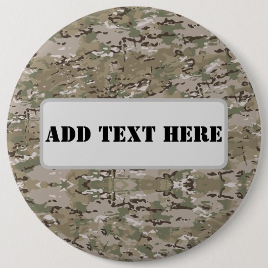 Personalisierte taktische Militär-Tarnung Button (Vorderseite)