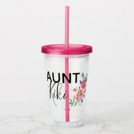 Personalisierte Tante Cup Acryltrinkbecher