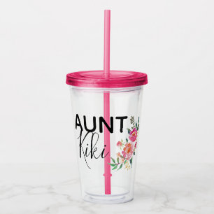 Personalisierte Tante Cup Acryltrinkbecher