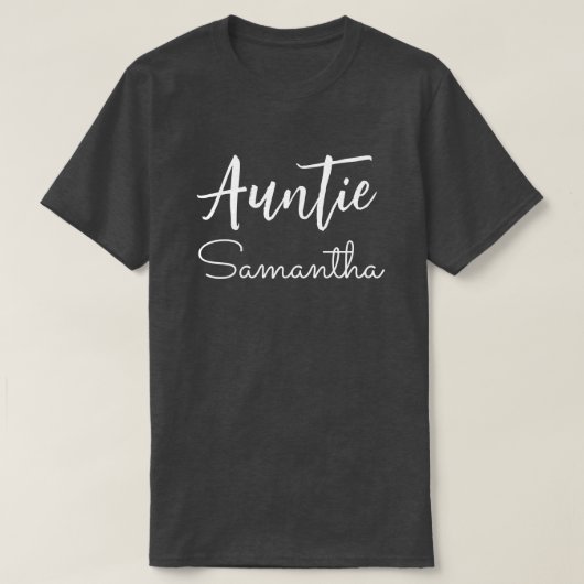 Personalisierte Tante Name Weihnachtsgeschenk für  T-Shirt (Design vorne)