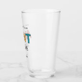 Personalisierte Tante Retro Geschenk Beste Tante j Glas (Links)