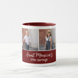 Personalisierte Tante's Darlings mit 4 quadratisch Tasse