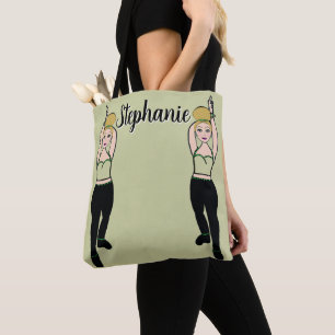 Personalisierte Tänzer-Tasche (Mint) Tasche
