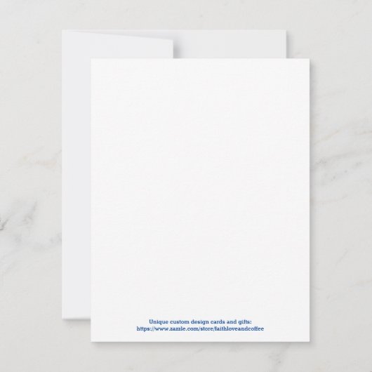 Personalisierte Tänzerin Birthday Card Ballerina (Rückseite)