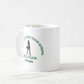 Personalisierte Tänzerin des Green High School Dri Kaffeetasse (Vorderseite Links)