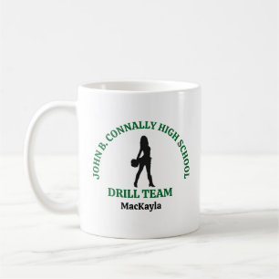 Personalisierte Tänzerin des Green High School Dri Kaffeetasse