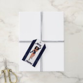 Personalisierte Tänzerin-Geschenk Tag Indigo B Geschenkanhänger (Mit Garn)