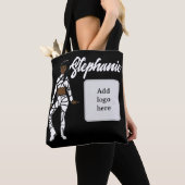 Personalisierte Tänzerin-Tasche (Schwarz-weiß) Tasche (Von Nahem)