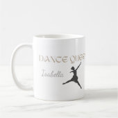Personalisierte Tanzkönigin, Geschenk oder für Sie Kaffeetasse (Links)