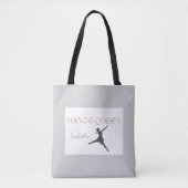Personalisierte Tanzkönigin, Geschenk oder für Sie Tasche (Vorderseite)