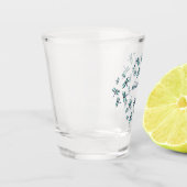 Personalisierte Tanzkunst Schnapsglas (Links)