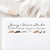 Personalisierte Tanzschuhe Lehrerstudios Labels (Insitu)