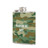 Personalisierte Tarnkappengetränke aus der grünen  Flachmann (Links)