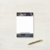 Personalisierte Tarnung Post-it Klebezettel (Auf Schreibtisch)