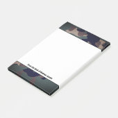 Personalisierte Tarnung Post-it Klebezettel (angewinkelt)