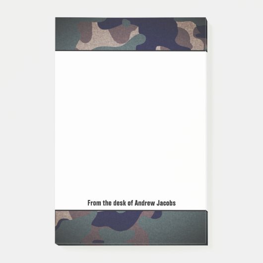 Personalisierte Tarnung Post-it Klebezettel (Vorderseite)