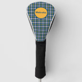 Personalisierte Tartan Golf Driver Cover Headcover (Vorderseite)
