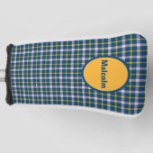 Personalisierte Tartan Golf Putter Abdeckung Headcover (Vorderseite)