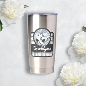 Personalisierte Tartan Ice Skaten / Skaten Thermobecher