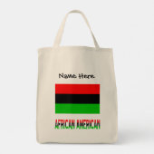 Personalisierte Tasche B der afroamerikanischen Di (Rückseite)