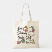 personalisierte Tasche für Bücher, Schreibwaren un (Rückseite)