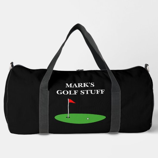 Personalisierte Tasche in Großformat für Golfer (Vorderseite)