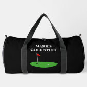 Personalisierte Tasche in Großformat für Golfer (Rückseite)