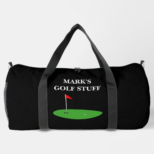 Personalisierte Tasche in Großformat für Golfer (Rückseite)