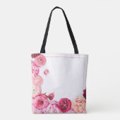 Personalisierte Tasche - Pink Peony (Rückseite)