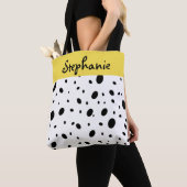 personalisierte Tasche, schwarz-weiß Tasche (Von Nahem)