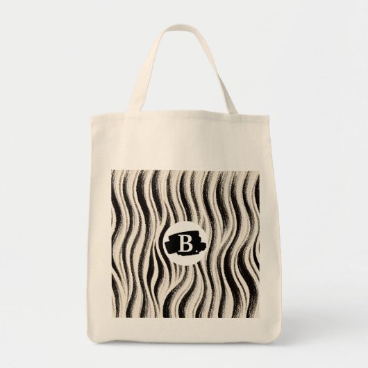 Personalisierte Tasche Zebra Stripe (Vorne)