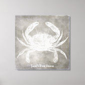 Personalisierte Taschenküste Leinwanddruck (Vorderseite)