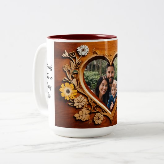 Personalisierte Tasse (Vorderseite Links)