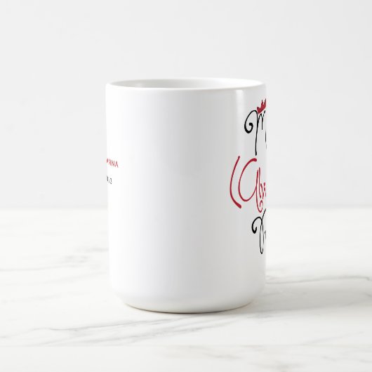 Personalisierte Tasse (Mittel)