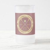 Personalisierte Tasse aus Mattiertem Glas (Mittel)